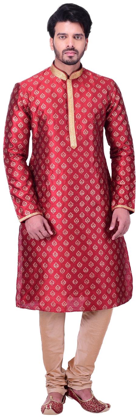 

Manyavar Maroon Kurta and Churidar Set