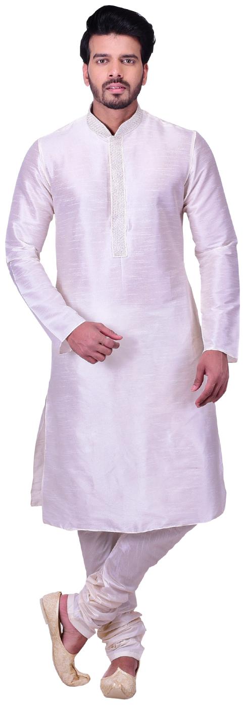 

Manyavar Off White Kurta Set