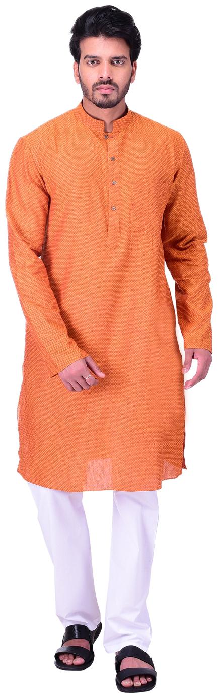 

Manyavar Orange Kurta