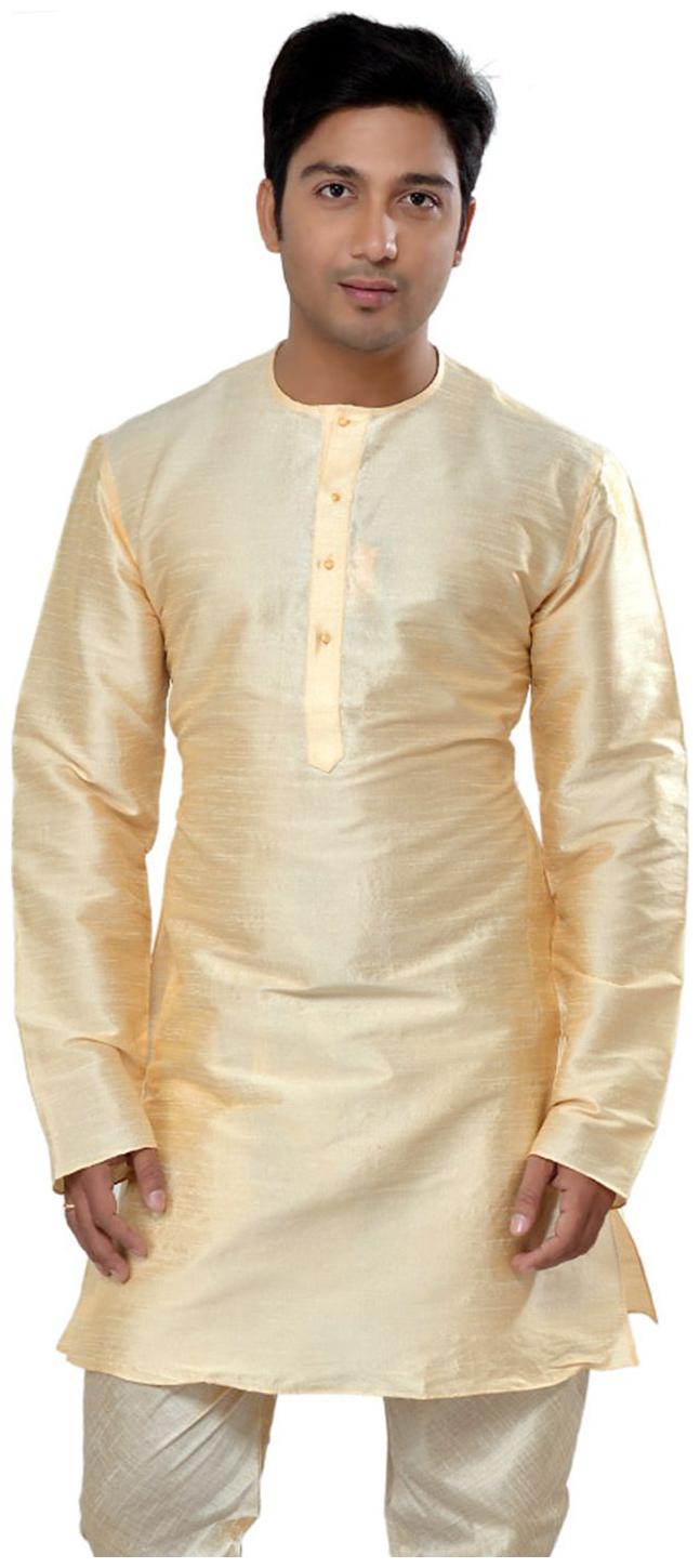 

Manyavar Simple Beige Solid Kurta