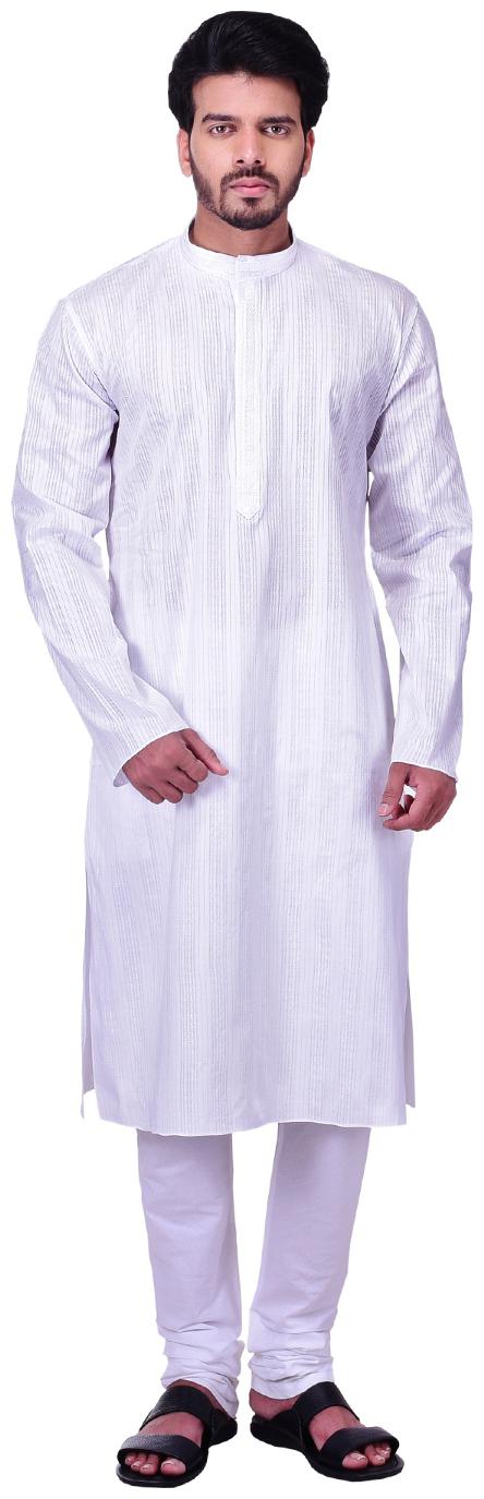 

Manyavar White Kurta Set