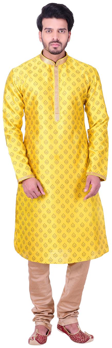 

Manyavar Yellow Kurta Set