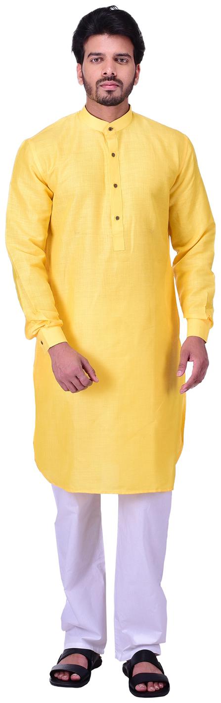 

Manyavar Yellow Kurta