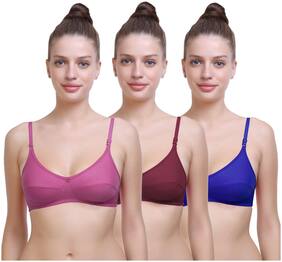 Solid Non Padded Pack of 3