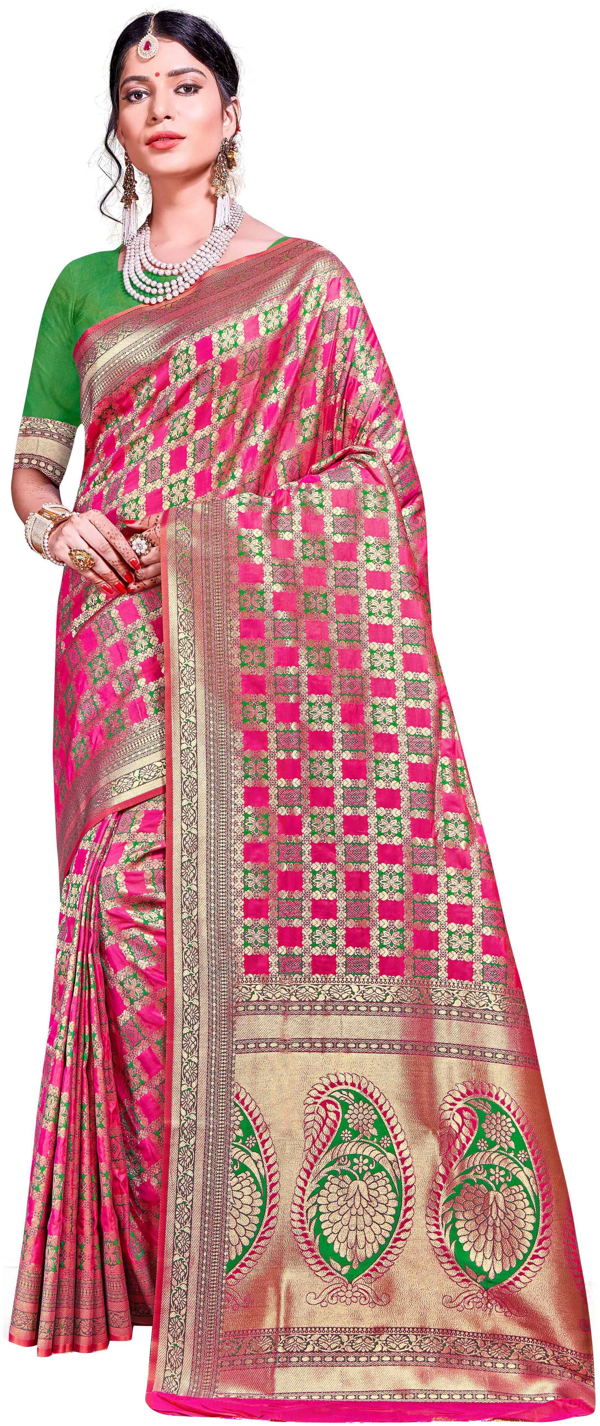

Maroosh Women Universal Silk Saree Multi color