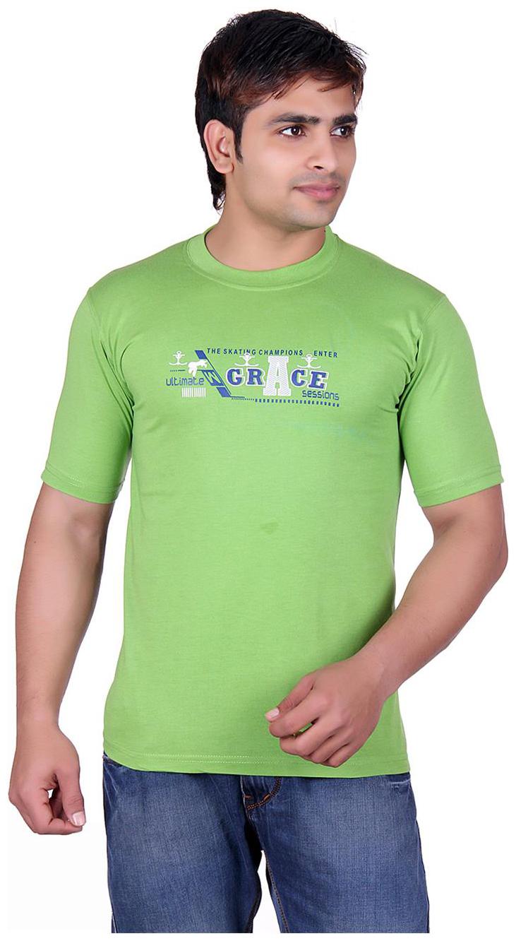 

Martin Smith Men s Regular Fit Round Neck T-Shirt - Green
