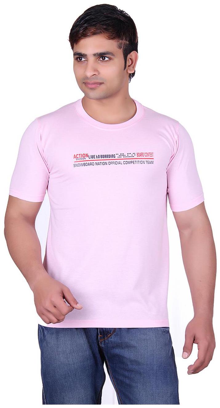 

Martin Smith Men Pink Regular fit Cotton Round neck T-Shirt - Pack Of 1