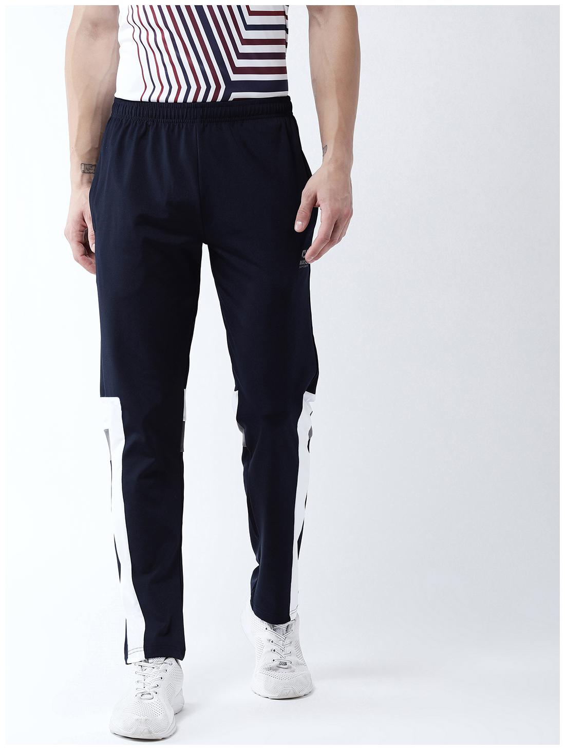

Masch Sports Men Blue Solid Regular fit Track pants