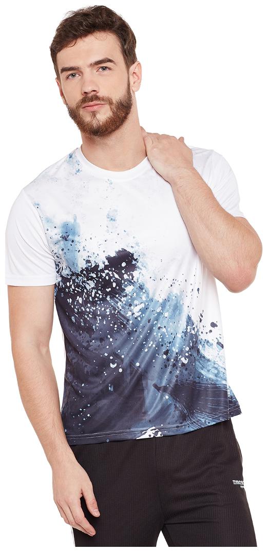 

Masch Sports Men White Regular fit Polyester Round neck T-Shirt - Pack Of 1