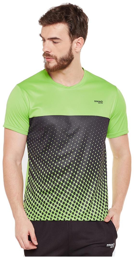 

Masch Sports Men Green Regular fit Polyester Round neck T-Shirt - Pack Of 1
