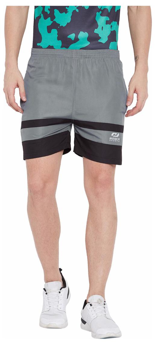 

Masch Sports Men Grey Polyester Sports Short