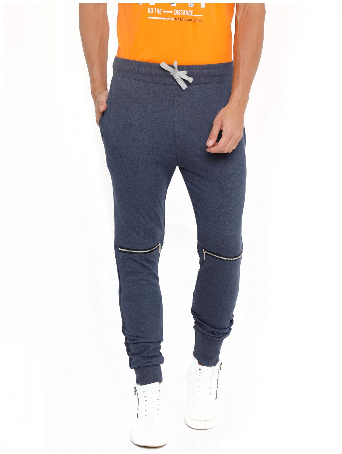 

Masculino Latino Men Blue Solid Regular fit Joggers