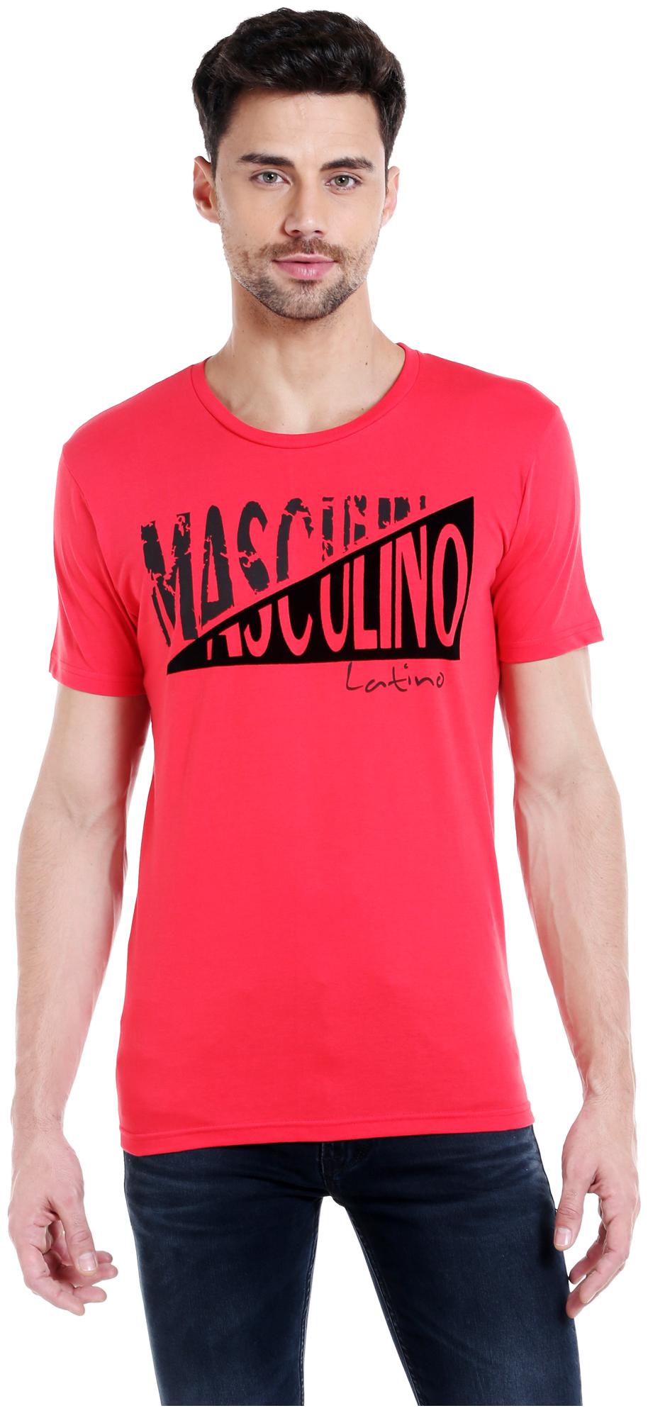 

Masculino Latino Men Red Regular fit Cotton Round neck T-Shirt - Pack Of 1