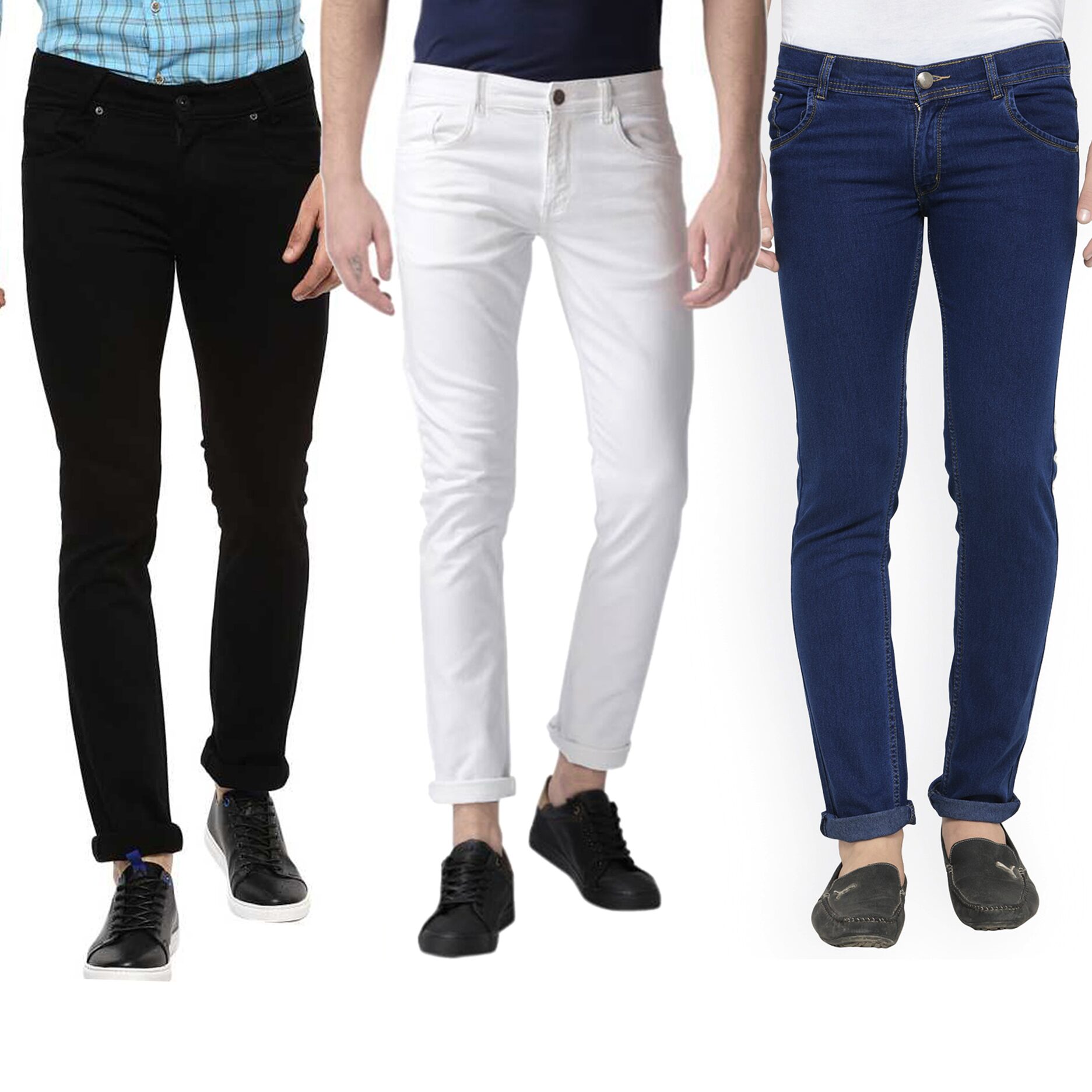 

Masterly Weft Men Multi Slim Fit Jeans