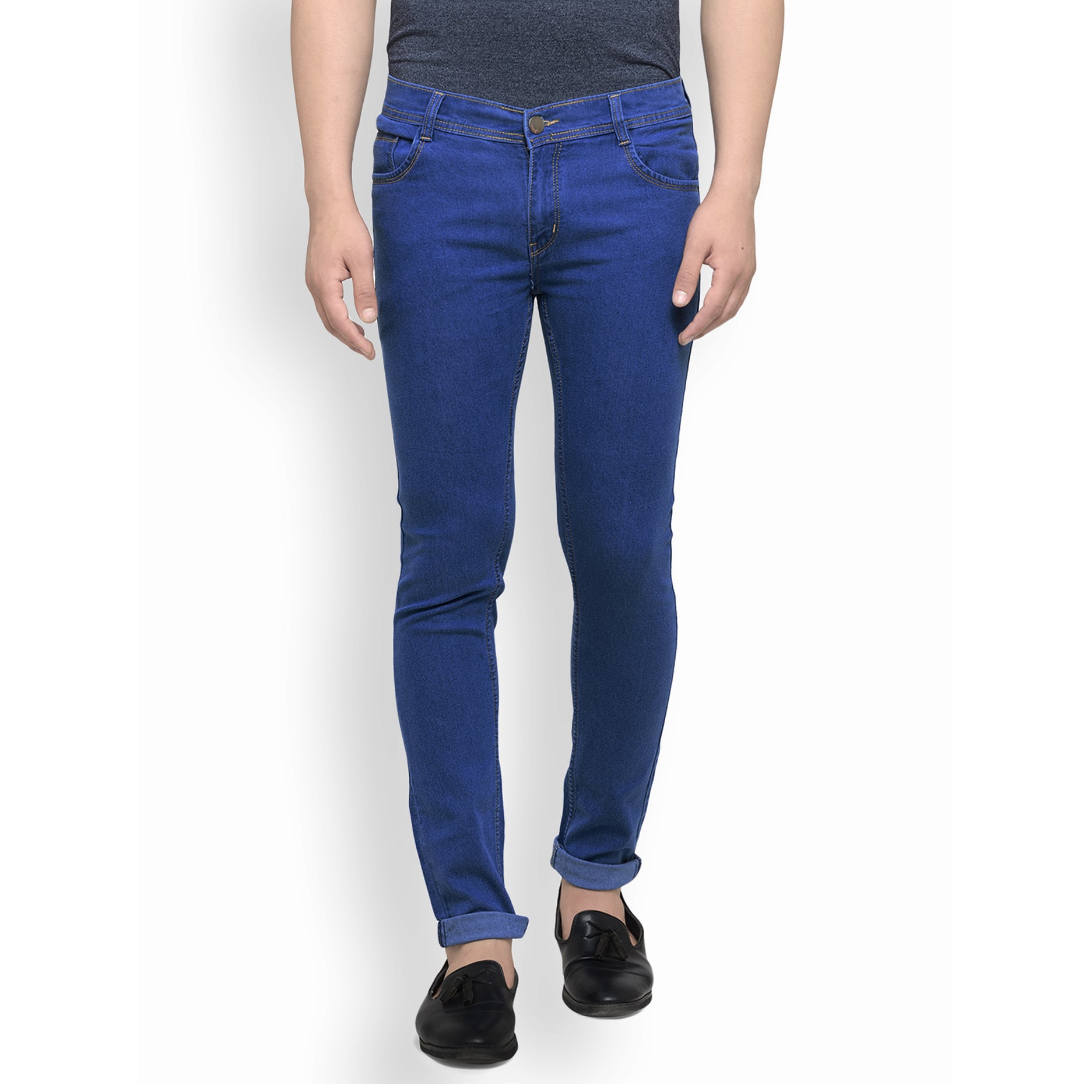 

Masterly Weft Men Blue Slim Fit Jeans
