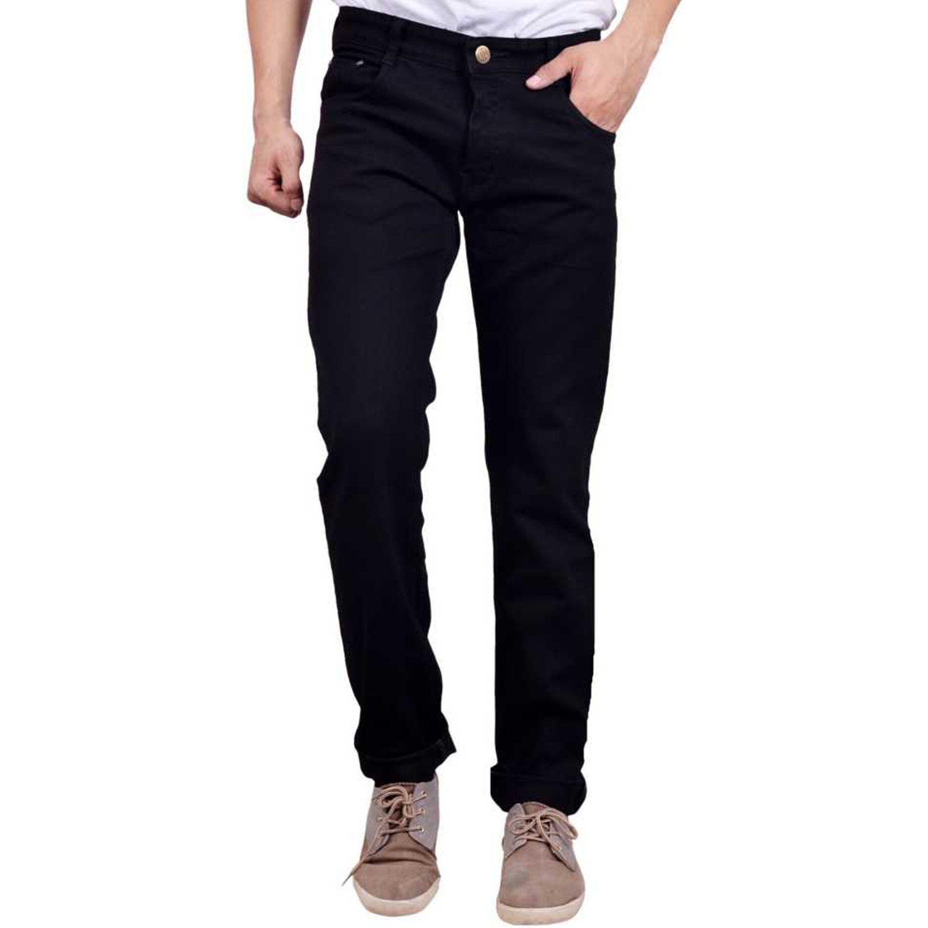 

Masterly Weft Men Black Slim Fit Jeans