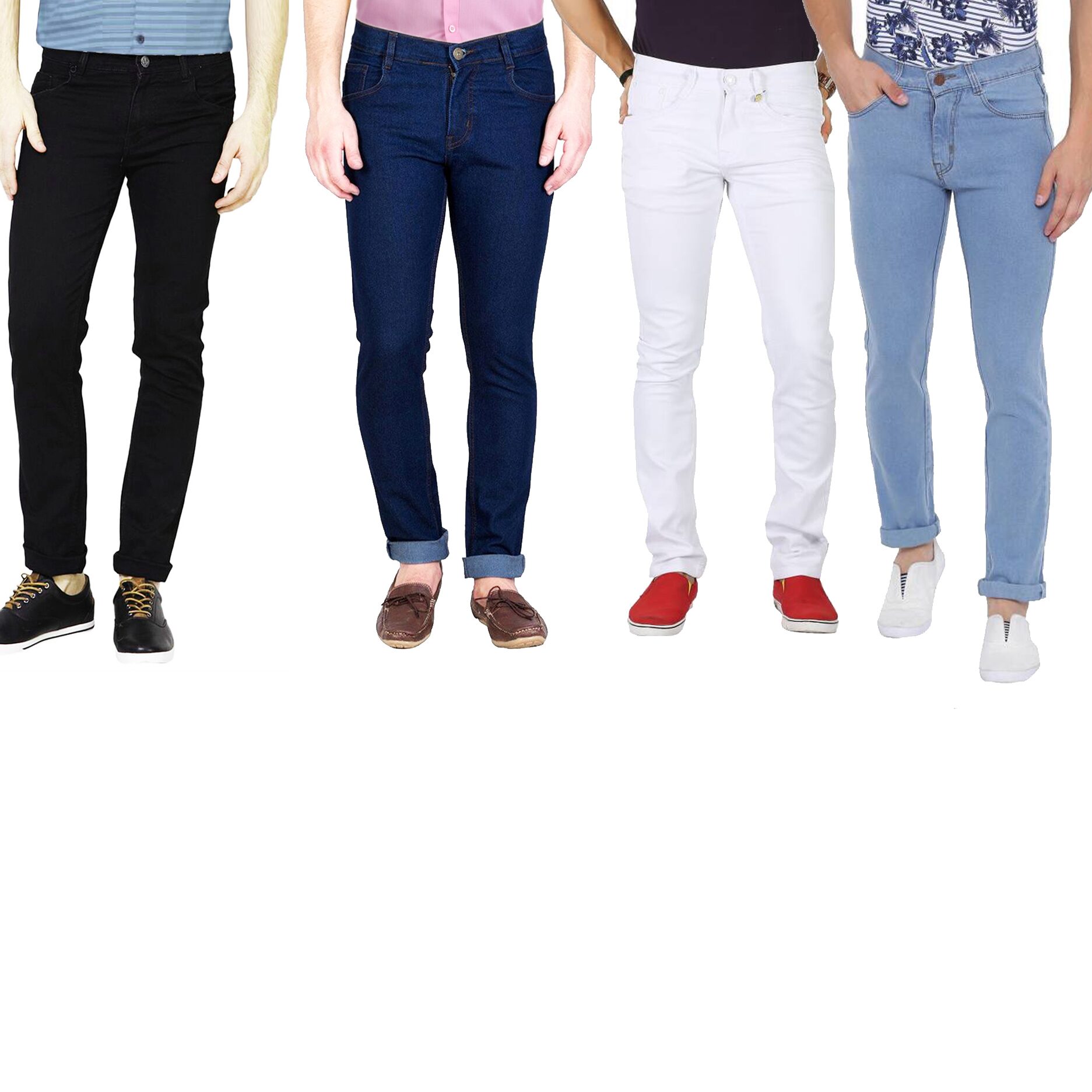 

Masterly Weft Men Multi Slim Fit Jeans