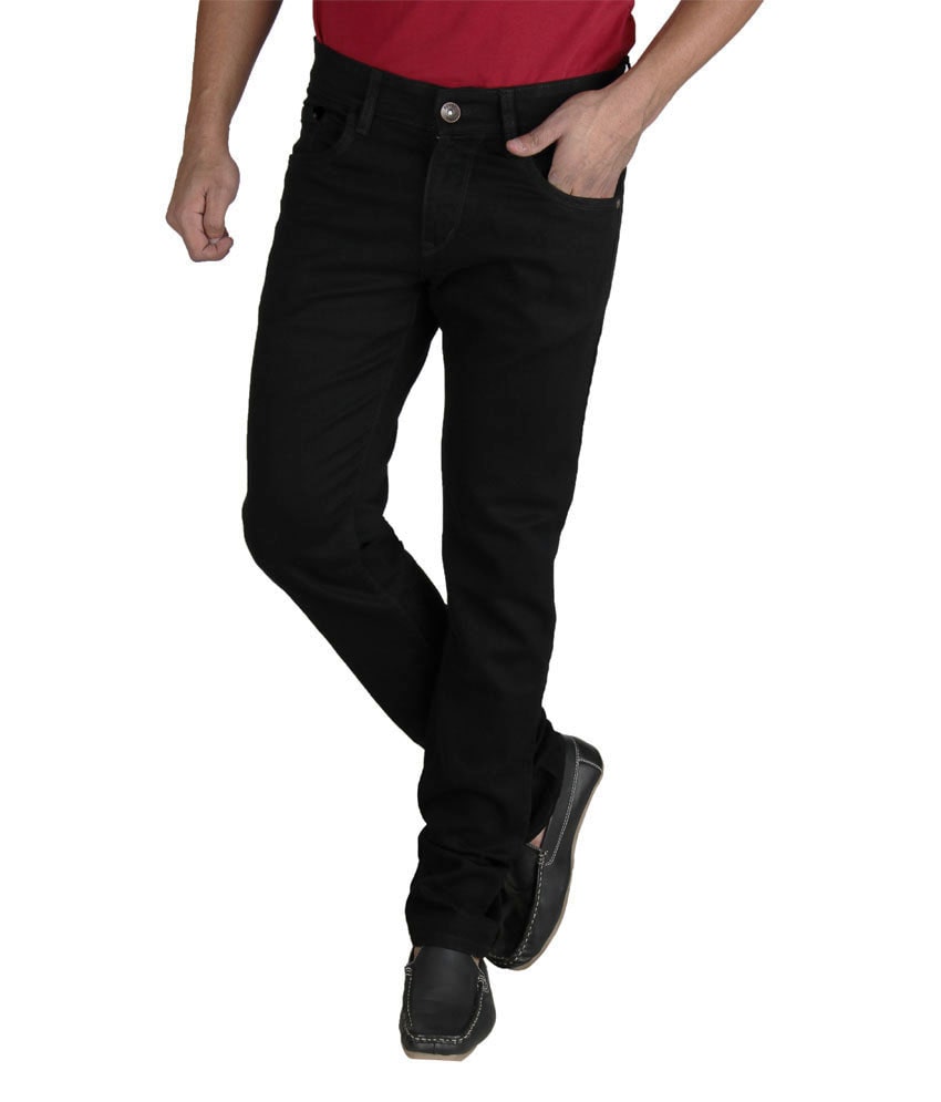

Masterly Weft Men Black Slim Fit Jeans