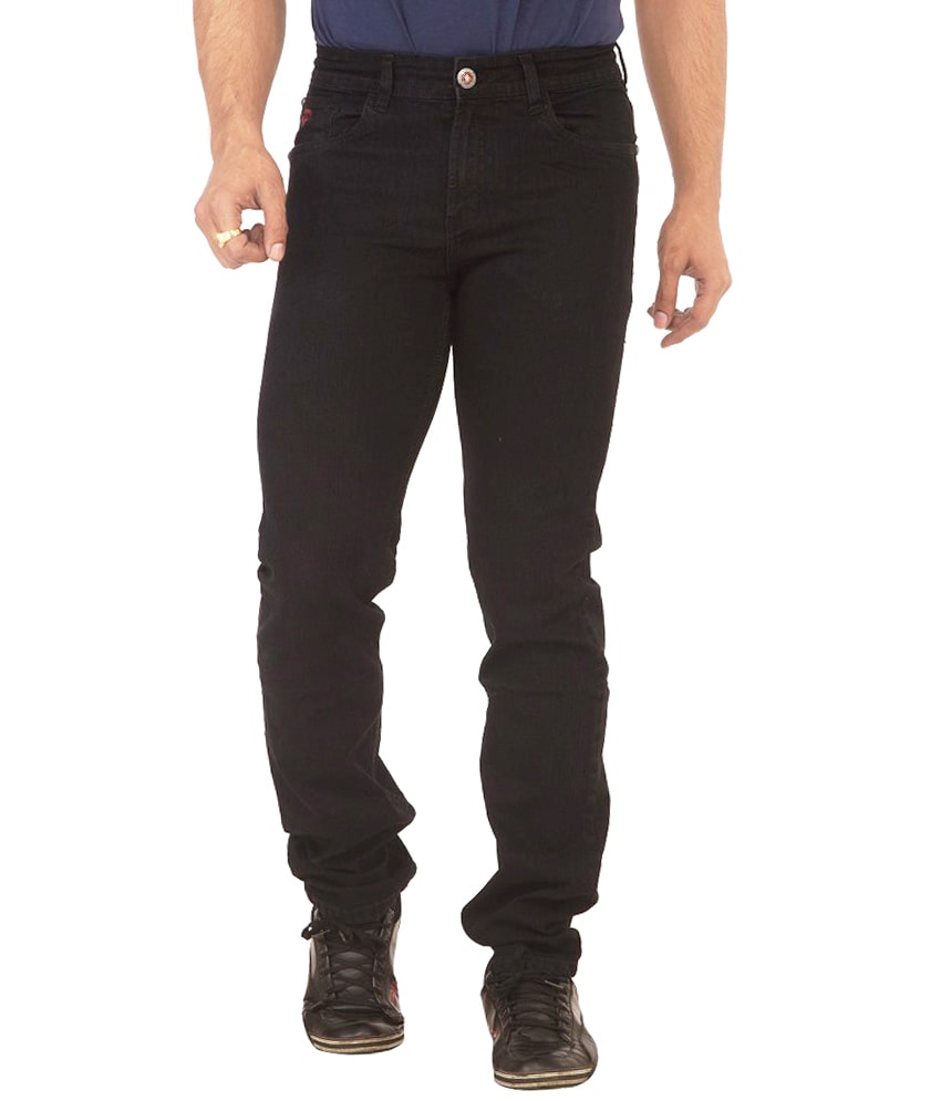 

Masterly Weft Men Black Slim Fit Jeans