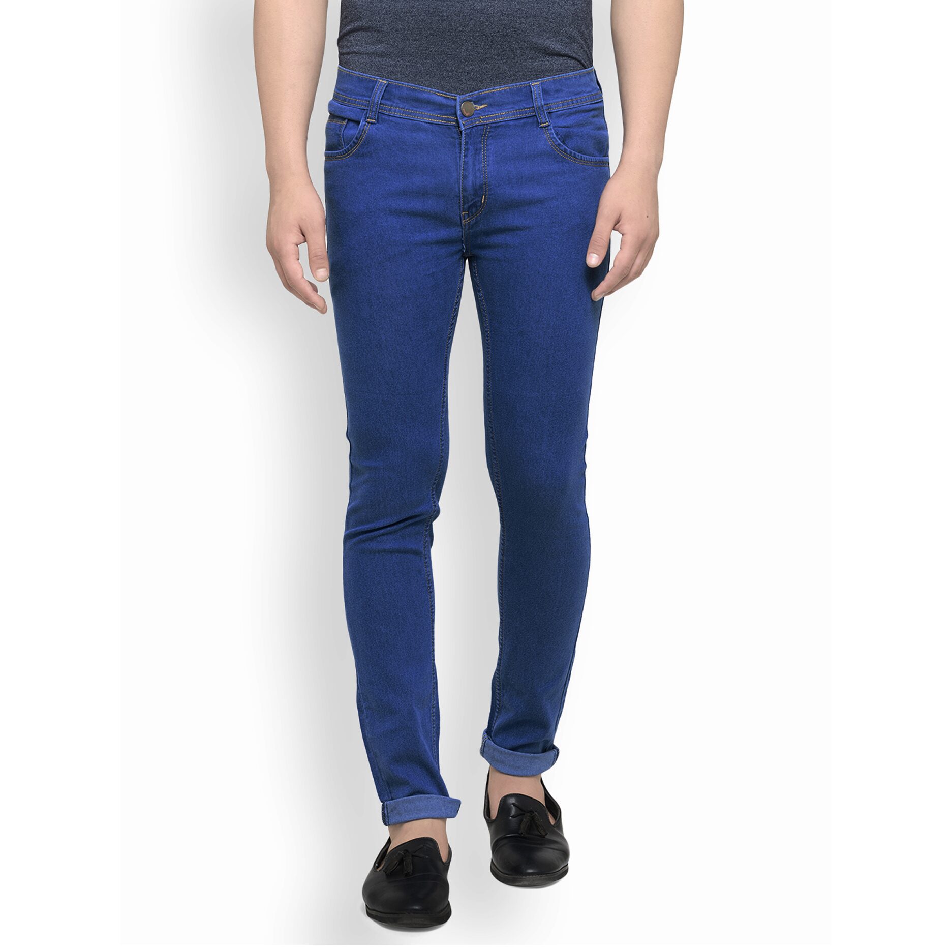 

Masterly Weft Men Blue Slim Fit Jeans