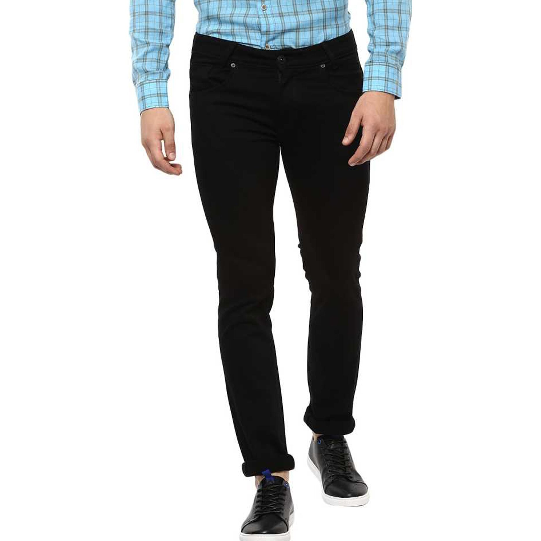 

Masterly Weft Men Black Slim Fit Jeans