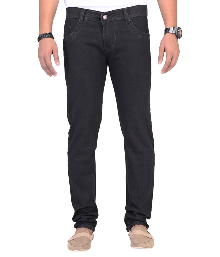 

Masterly Weft Men Black Slim Fit Jeans