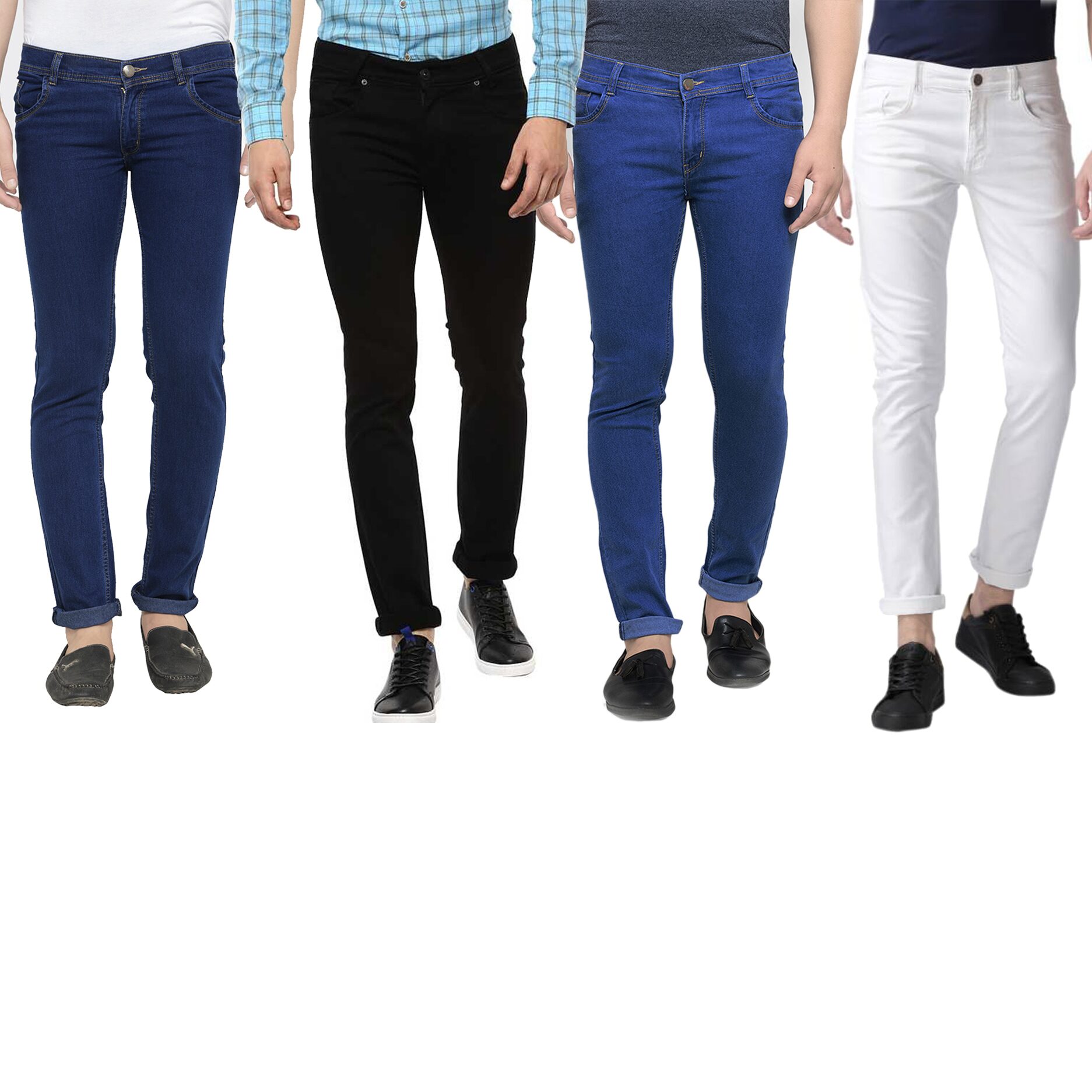 

Masterly Weft Men Multi Slim Fit Jeans