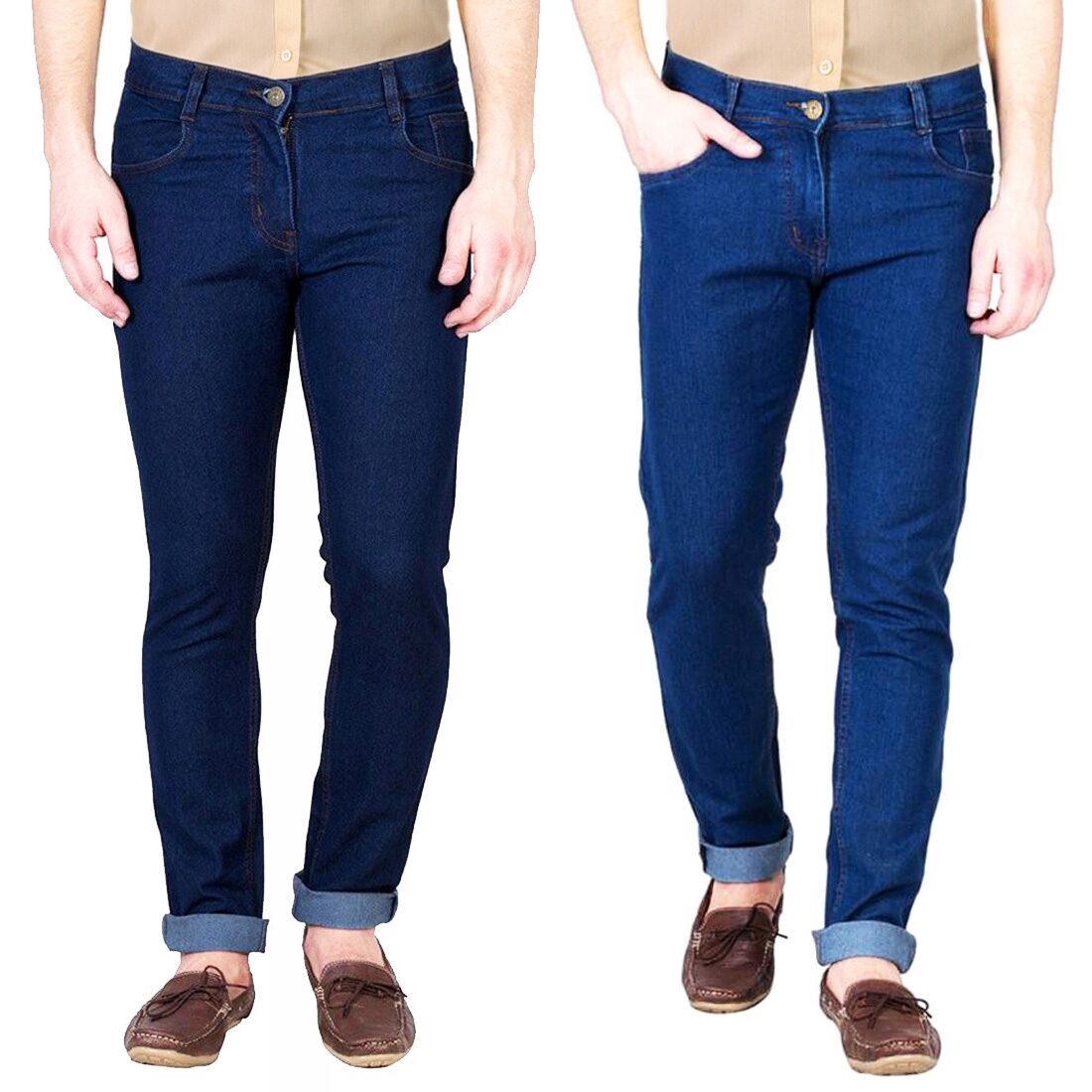 

Masterly Weft Men Blue Slim Fit Jeans