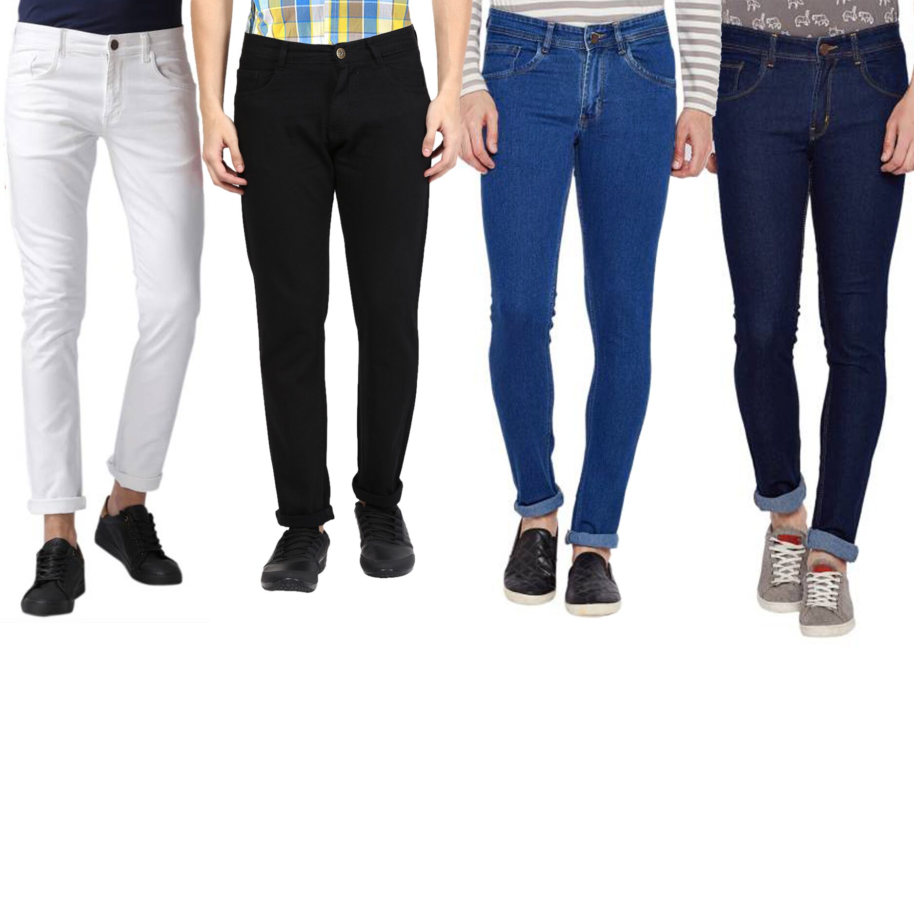

Masterly Weft Men Multi Slim Fit Jeans