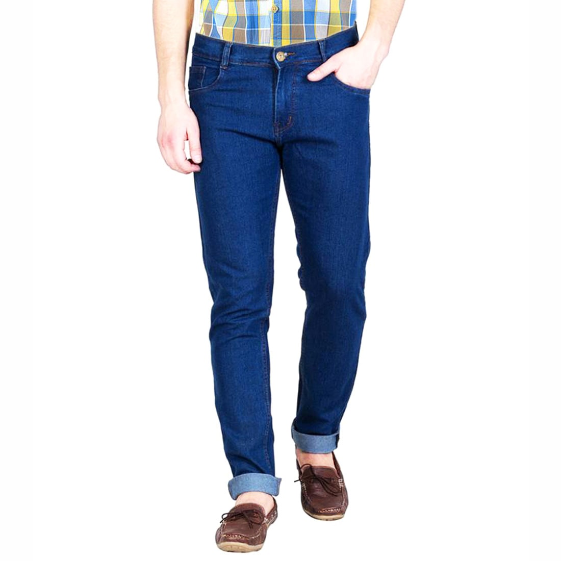 

Masterly Weft Men Blue Slim Fit Jeans