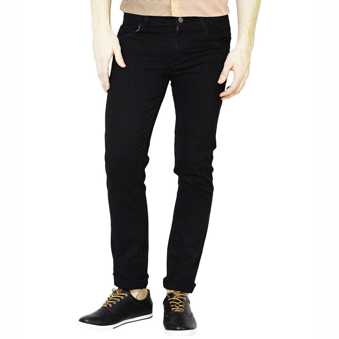 

Masterly Weft Men Black Slim Fit Jeans
