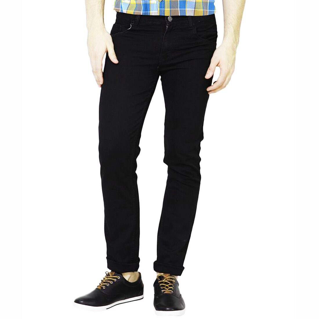 

Masterly Weft Men Black Slim Fit Jeans