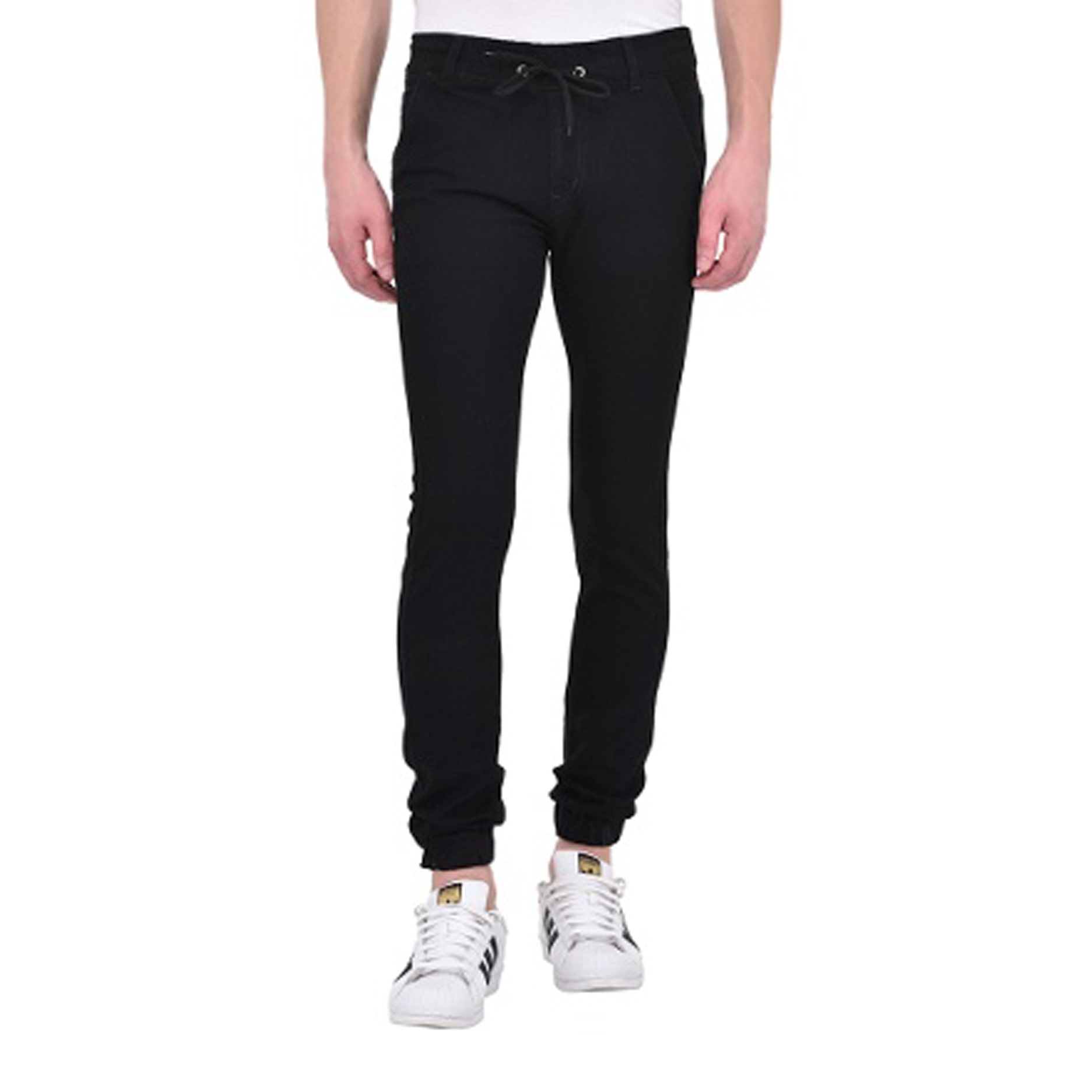 

Masterly Weft Men Black Jogger Jeans