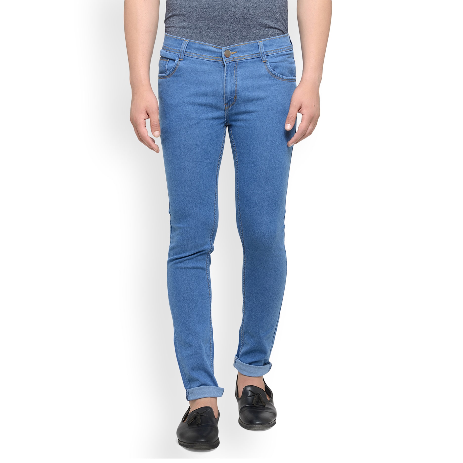 

Masterly Weft Men Blue Slim Fit Jeans