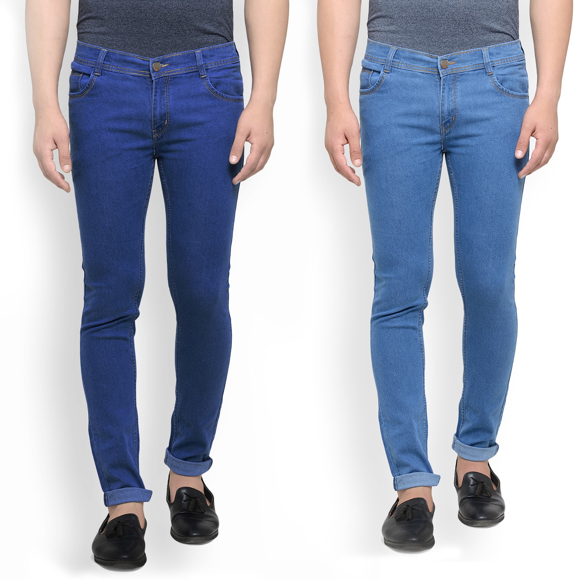 

Masterly Weft Men Blue Slim Fit Jeans