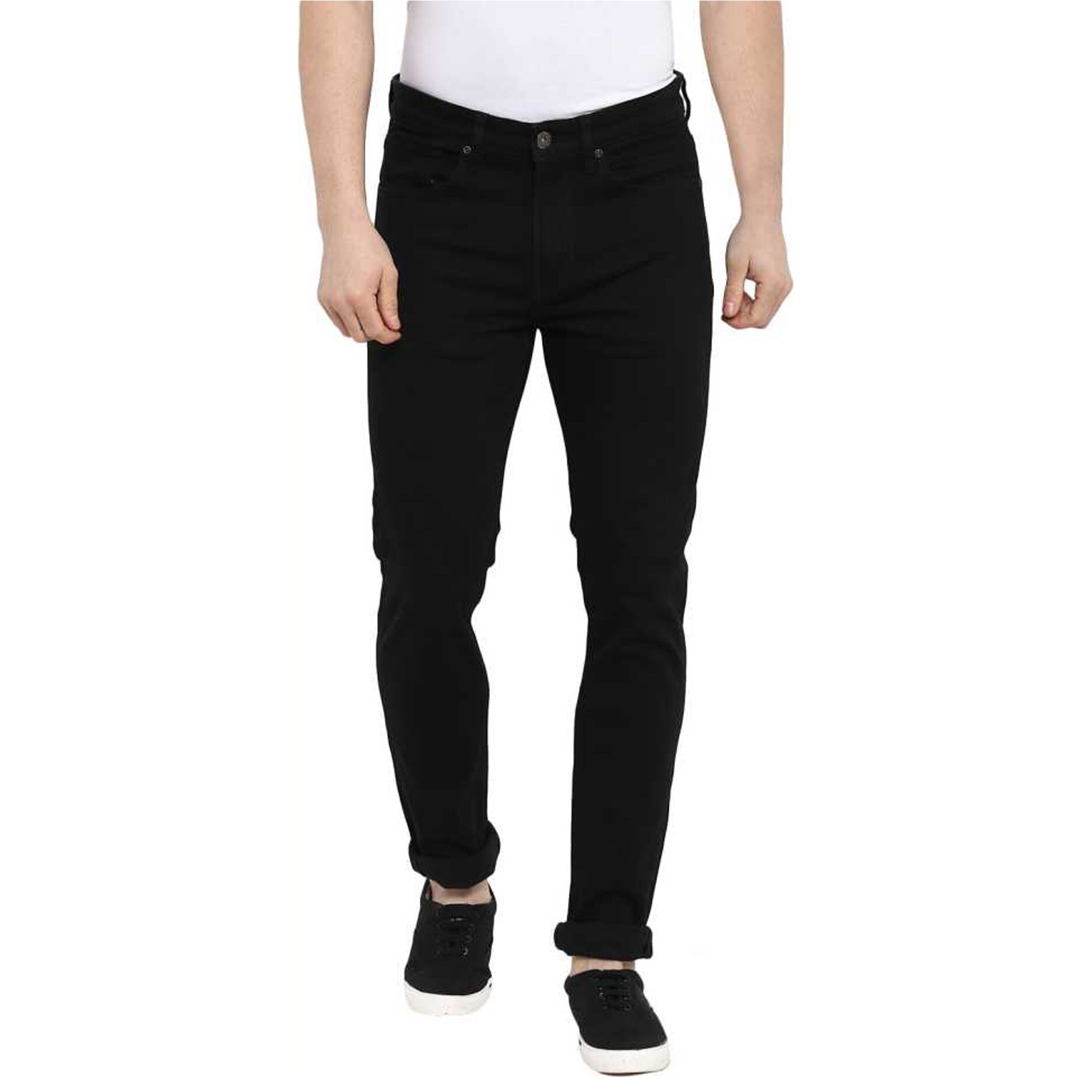 

Masterly Weft Men Black Slim Fit Jeans