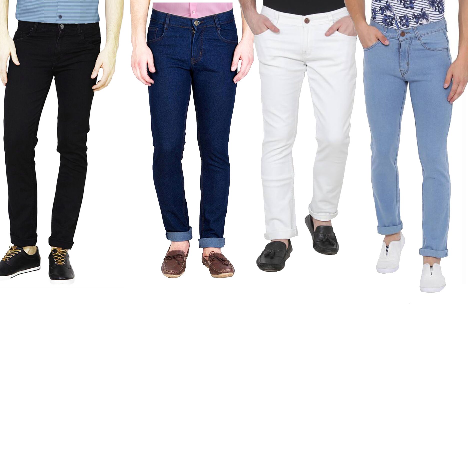 

Masterly Weft Men Multi Slim Fit Jeans