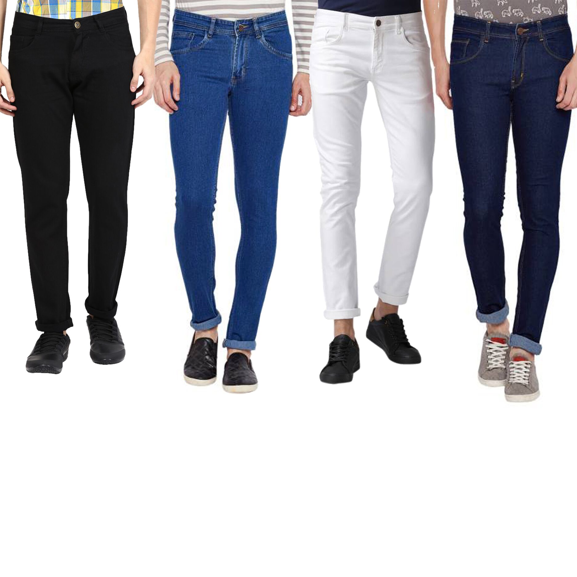 

Masterly Weft Men Multi Slim Fit Jeans