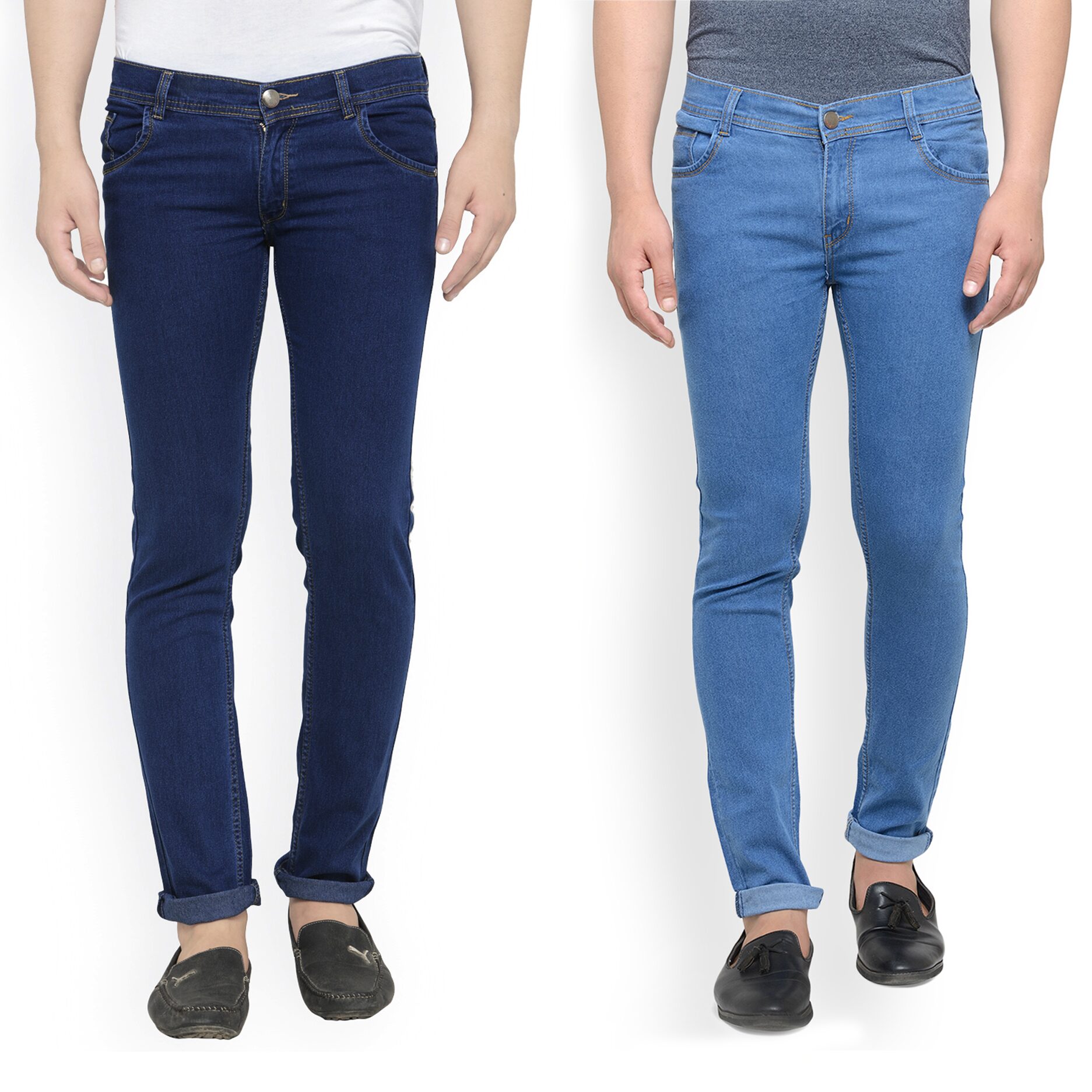 

Masterly Weft Men Blue Slim Fit Jeans