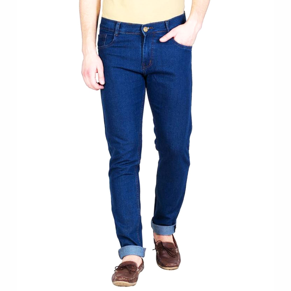 

Masterly Weft Men Blue Slim Fit Jeans