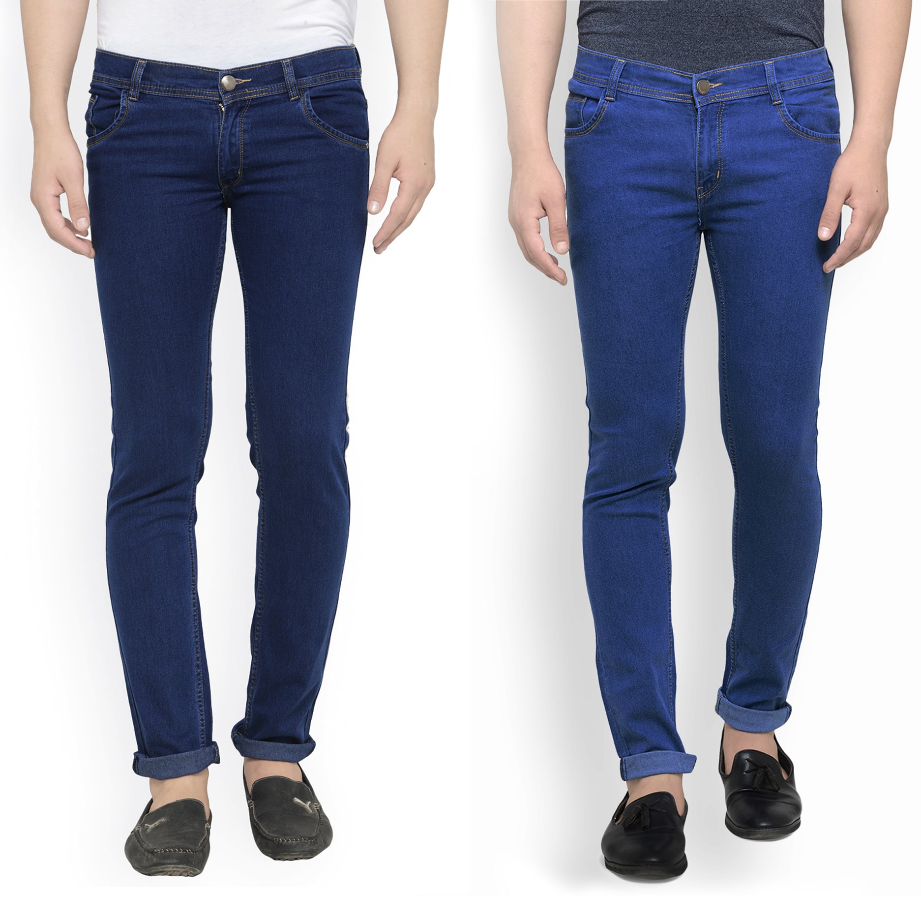 

Masterly Weft Men Blue Slim Fit Jeans