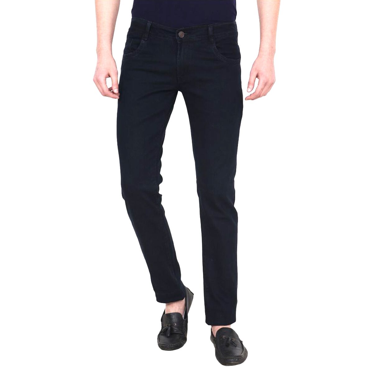 

Masterly Weft Men Black Slim Fit Jeans