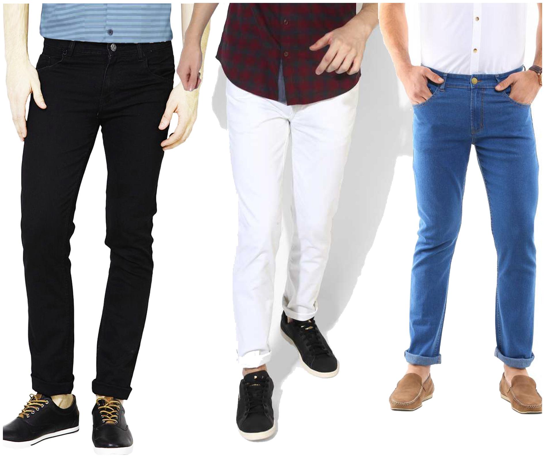 

Masterly Weft Men Multi Slim Fit Jeans