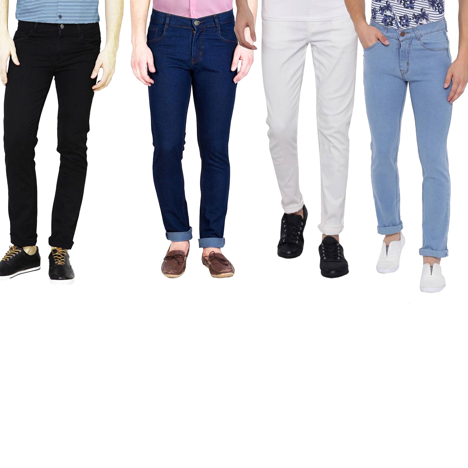 

Masterly Weft Men Multi Slim Fit Jeans