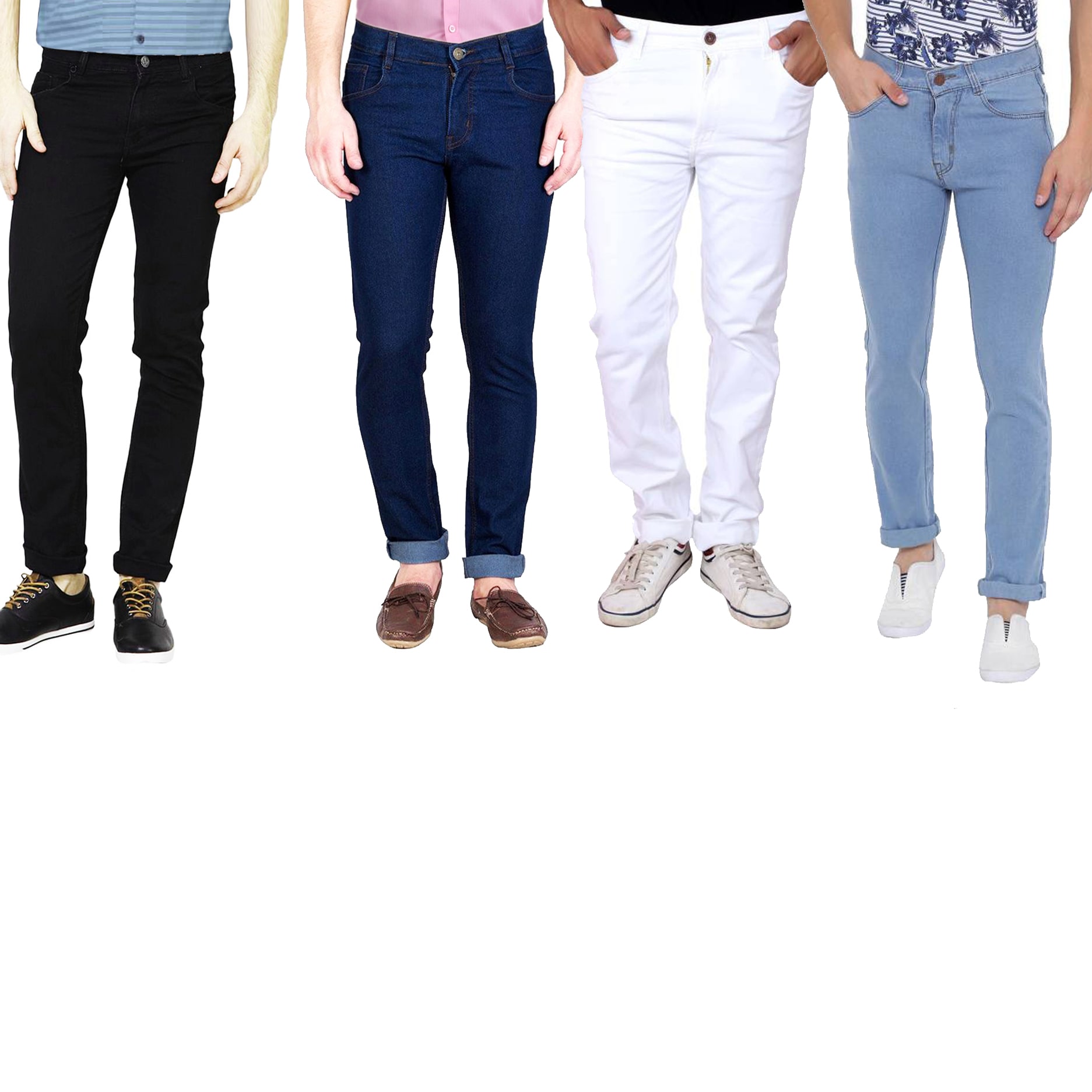 

Masterly Weft Men Multi Slim Fit Jeans