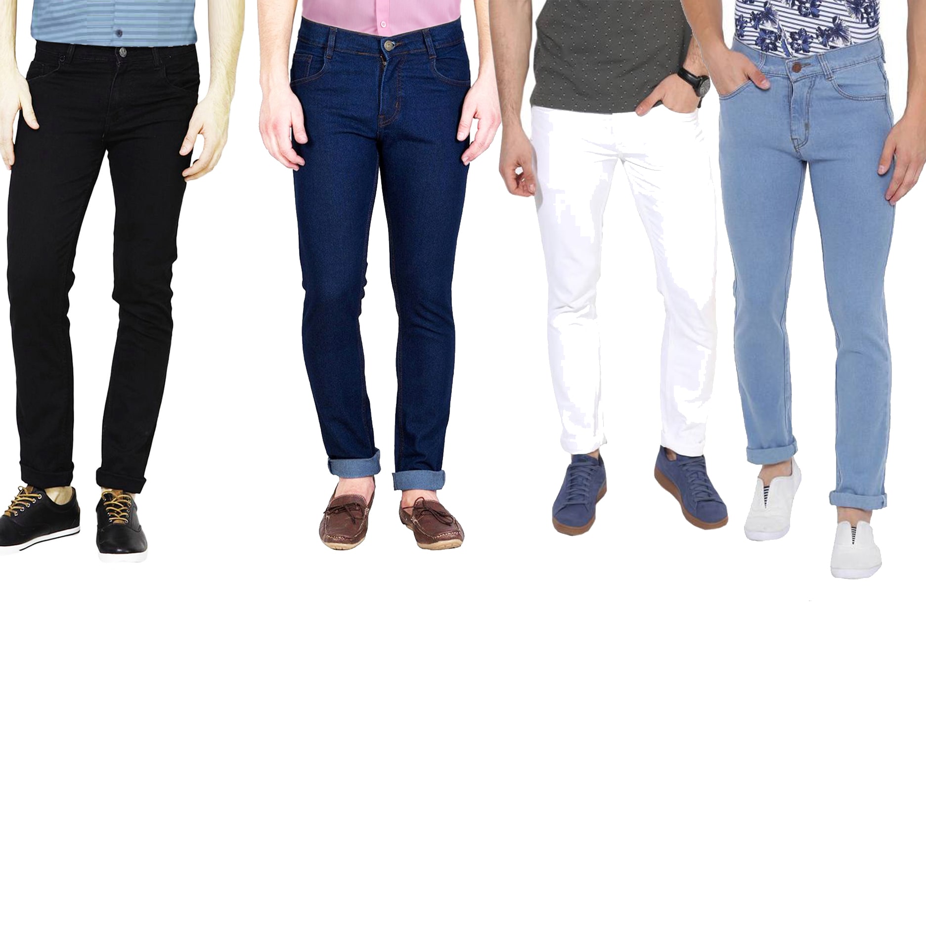 

Masterly Weft Men Multi Slim Fit Jeans
