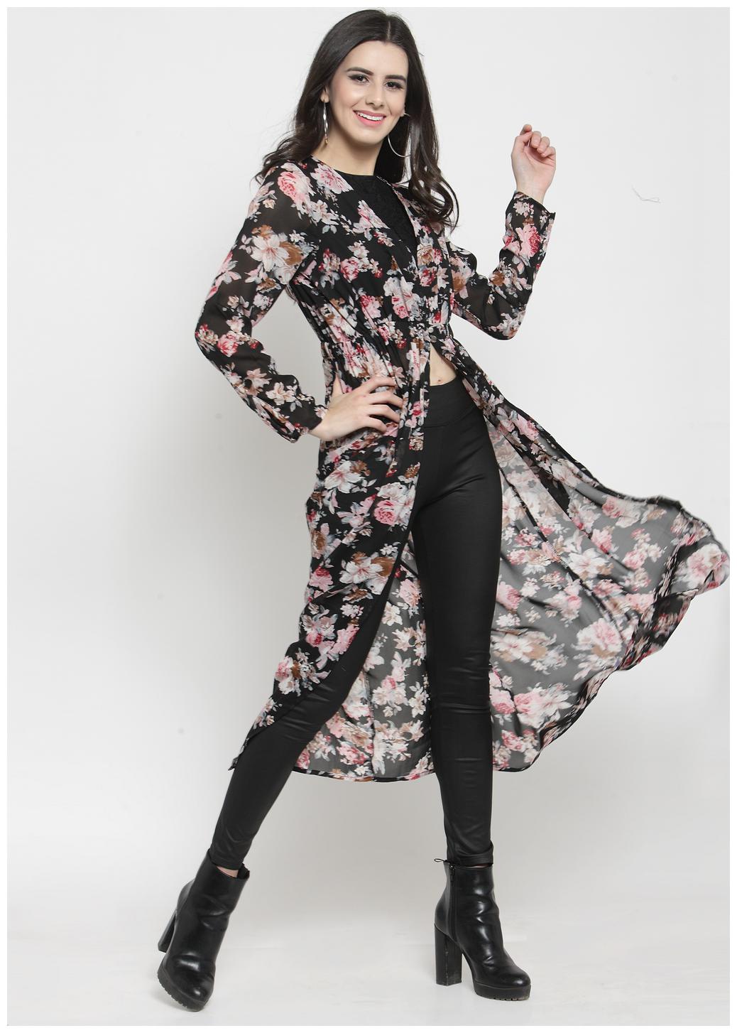 

Maxi Long Printed shrug