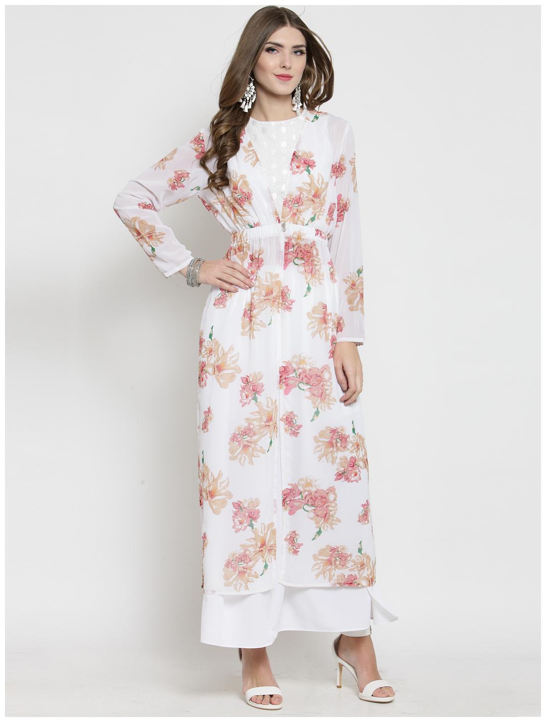 

Maxi Long Printed shrug