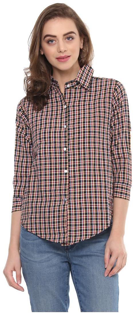 

Mayra Women Multi Checked Regular Fit Shirt
