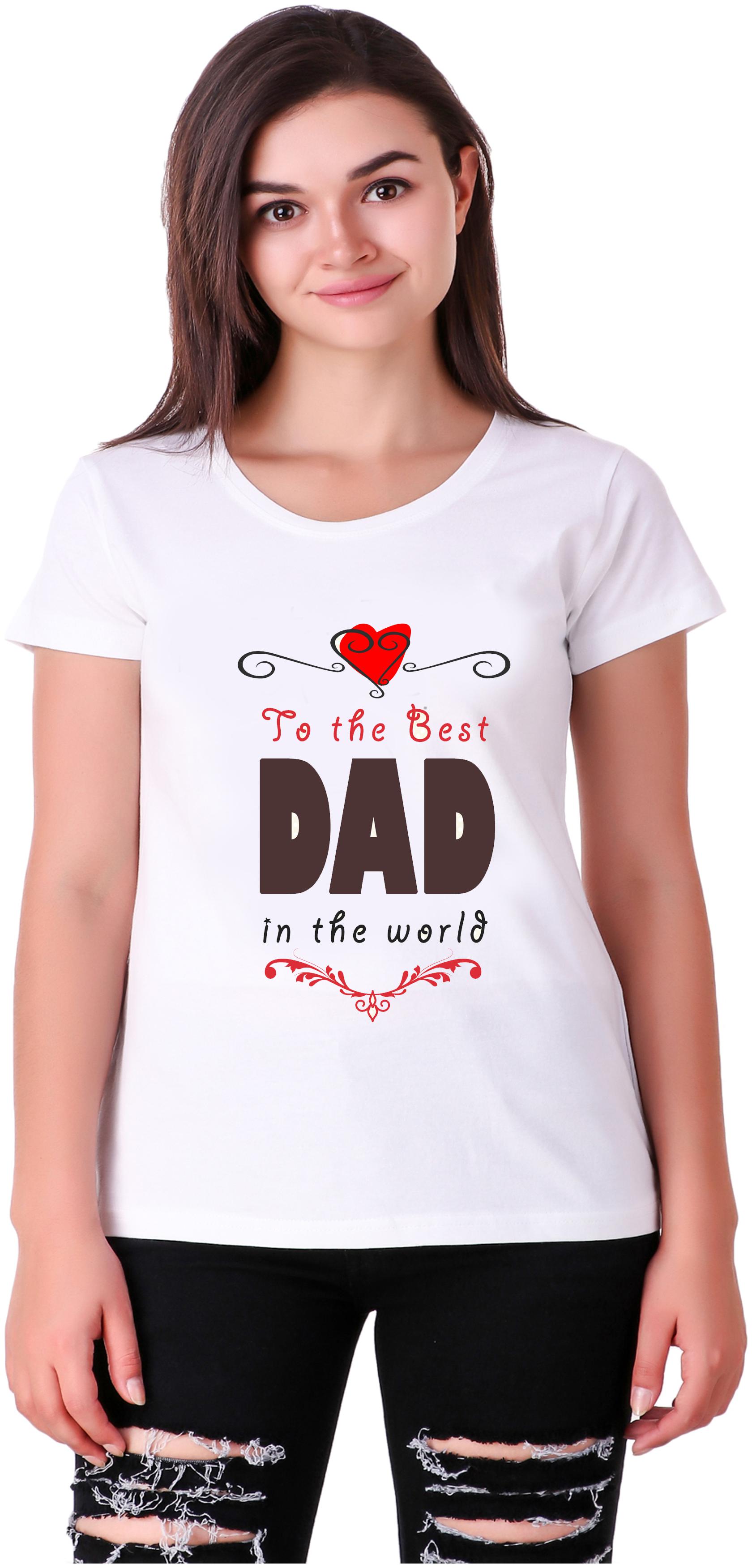

Mekanshi Women White Regular fit Round neck Polyester T shirt